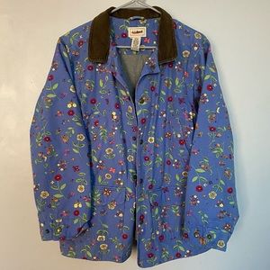 LL Bean Floral Chore Coat / LL Bean Barn Jacket